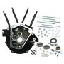 S&S Cycle 31-0055 92-99 BT w/ Stock Bore Super Stock Alternator Syle Crankcase - Wrinkle Black