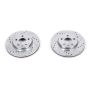 PowerStop AR82148XPR PowerStop Evolution Performance Drilled, Slotted & Plated Brake Rotor Pair
