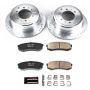 PowerStop K1156 Z23 Daily Driver Carbon-Fiber Ceramic Brake Pad and Drilled & Slotted Rotor Kit