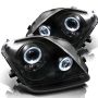 SPYDER 5011039 Projector Headlights - LED Halo - Black