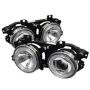 SPYDER 5008732 Projector Headlights - LED Halo - Chrome