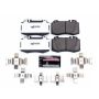 PowerStop Z26-847 PowerStop - Z26 Performance Carbon-Fiber Ceramic Brake Pads with Hardware Kit