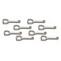 EAGLE EAGCRS6657F3D Ford 5.4L 4130 Forged H-Beam Rods 6.657in