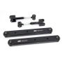 UMI Performance 402126-B 64-67 GM A-Body Rear Control Arm Kit Fully Boxed Lowers Adjustable Uppers