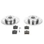 PowerStop K620 Z23 Daily Driver Carbon-Fiber Ceramic Brake Pad and Drilled & Slotted Rotor Kit