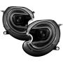 SPYDER 5088215 Projector Headlights - Version 2 - DRL - Black