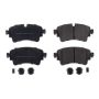 PowerStop 17-1898 PowerStop - Z17 Low-Dust Ceramic Brake Pads with Hardware