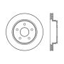 Stoptech 128.67053L Drilled Sport Brake Rotor