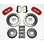 Wilwood 140-11765-DR AERO4 Rear Kit 14.25in Drilled Red 2006-10 Magnum/Challngr/Chrgr/300C