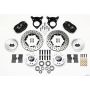 Wilwood 140-11018-D Forged Dynalite Front Kit 11.00in Drilled 87-93 Mustang 5 Lug