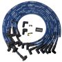 Moroso 73621 Chevrolet Big Block Ignition Wire Set - Ultra 40 - Sleeved - Non-HEI - Crab - 90 Degree -Blue