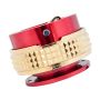 NRG Quick Release Kit - Pyramid Edition - Red Body / Chrome Gold Pyramid Ring
