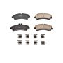PowerStop 17-1318 PowerStop - Z17 Low-Dust Ceramic Brake Pads with Hardware
