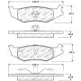 Stoptech 309.05120 Performance Brake Pads