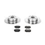 PowerStop K6152 Z23 Daily Driver Carbon-Fiber Ceramic Brake Pad and Drilled & Slotted Rotor Kit