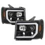 SPYDER 5087522 LED Low Beam Headlights - Black