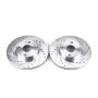 PowerStop JBR579XPR PowerStop Evolution Performance Drilled, Slotted & Plated Brake Rotor Pair