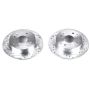 PowerStop JBR799XPR PowerStop Evolution Performance Drilled, Slotted & Plated Brake Rotor Pair