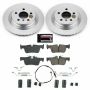 PowerStop CRK7899 Genuine Geomet Coated Rotor and Carbon-Fiber Ceramic Brake Pad Kit