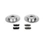 PowerStop K2453 Z23 Daily Driver Carbon-Fiber Ceramic Brake Pad and Drilled & Slotted Rotor Kit