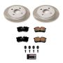 PowerStop SC1363 Semi-Coated Rotor and Low-Dust Ceramic Brake Pad Kit