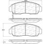StopTech Performance 11-14 Acura TSX Front Brake Pads