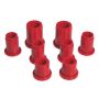 Prothane 89-95 Toyota 4Runner 4wd Upper/Lower Control Arm Bushings - Red