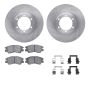 Dynamic Friction 6512-72272 Rotor Kit