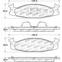 Stoptech 305.06320 Street Select Brake Pads