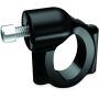 Kuryakyn 3116 Side Mount License Plate Holder Clamp 86-17 Softails Gloss Black