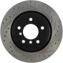 StopTech 06 BMW 330 / 07-09 BMW 335 Slotted & Drilled Left Rear Rotor