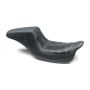 Mustang Motorcycle 75239GM Mustang 08-21 HD Electra Glide,Rd Glide,Rd King,St Glide Squareback 1PC Seat - Black w/Gry Stitching