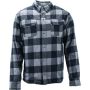 Kuryakyn 094522 Leather By River Road Vise Flannel Moto Shirt - Medium