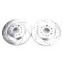 PowerStop AR82193XPR PowerStop Evolution Performance Drilled, Slotted & Plated Brake Rotor Pair