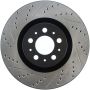 Stoptech 127.39035R Slotted & Drilled Sport Brake Rotor