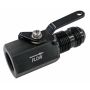 FRAGOLA FRG961010-BL #10 Shut off Valve Black Female Inlet/Male Outlet