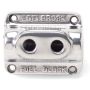 Edelbrock 12801 Polished Fuel Block Dual Carb