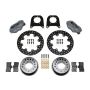 Wilwood 140-4545-BD Forged Dynalite Rear Drag Kit Drilled Rotor Chev 12 Bolt w/Clip Eliminator