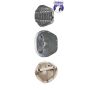 Yukon Gear & Axle YP C1-D44-STD Yukon Gear Replacement Chrome Cover For Dana 44