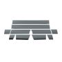 Putco 9751411BP 09-14 Ford F-150 Reg Cab 6.5 Short Box - 7in Wide (10pcs) Black Platinum Rocker Panels