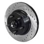 Wilwood 160-14323-BK Rotor Front SRP Drilled & Slotted Black - 65-69 Ford Mustang 5x4.50BC 11.29in Dia