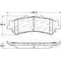 Stoptech 305.07920 Street Select Brake Pads