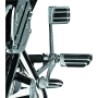 Kuryakyn 4428 Pilot Pegs With Stirrup Male Mount Adapter Chrome