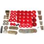 Energy Suspension 68-70 Chevrolet Biscayne/Bel Air/Caprice/Impala Body Mount Set w/ Hardware - Red