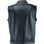 Kuryakyn 094398 Leather By River Road Vandal Club Vest Black - Small