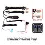 XKGLOW XK064010-FS-KIT XK Glow Razor Light Bar Fog + Strobe Kit 10in