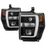 SPYDER 5087751 High-Power LED Module ( Low Beam ) Equipped Headlights - Version 2 - Black