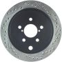 Stoptech 127.47031L Slotted & Drilled Sport Brake Rotor