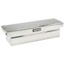 Tradesman 9100DBPB Aluminum Single Lid Cross Bed Truck Tool Box Deep Well/Push Button (71in.) - Brite