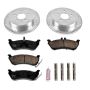 PowerStop K866 Z23 Daily Driver Carbon-Fiber Ceramic Brake Pad and Drilled & Slotted Rotor Kit